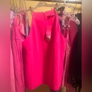 NWT Adrienne raz berry top size 2